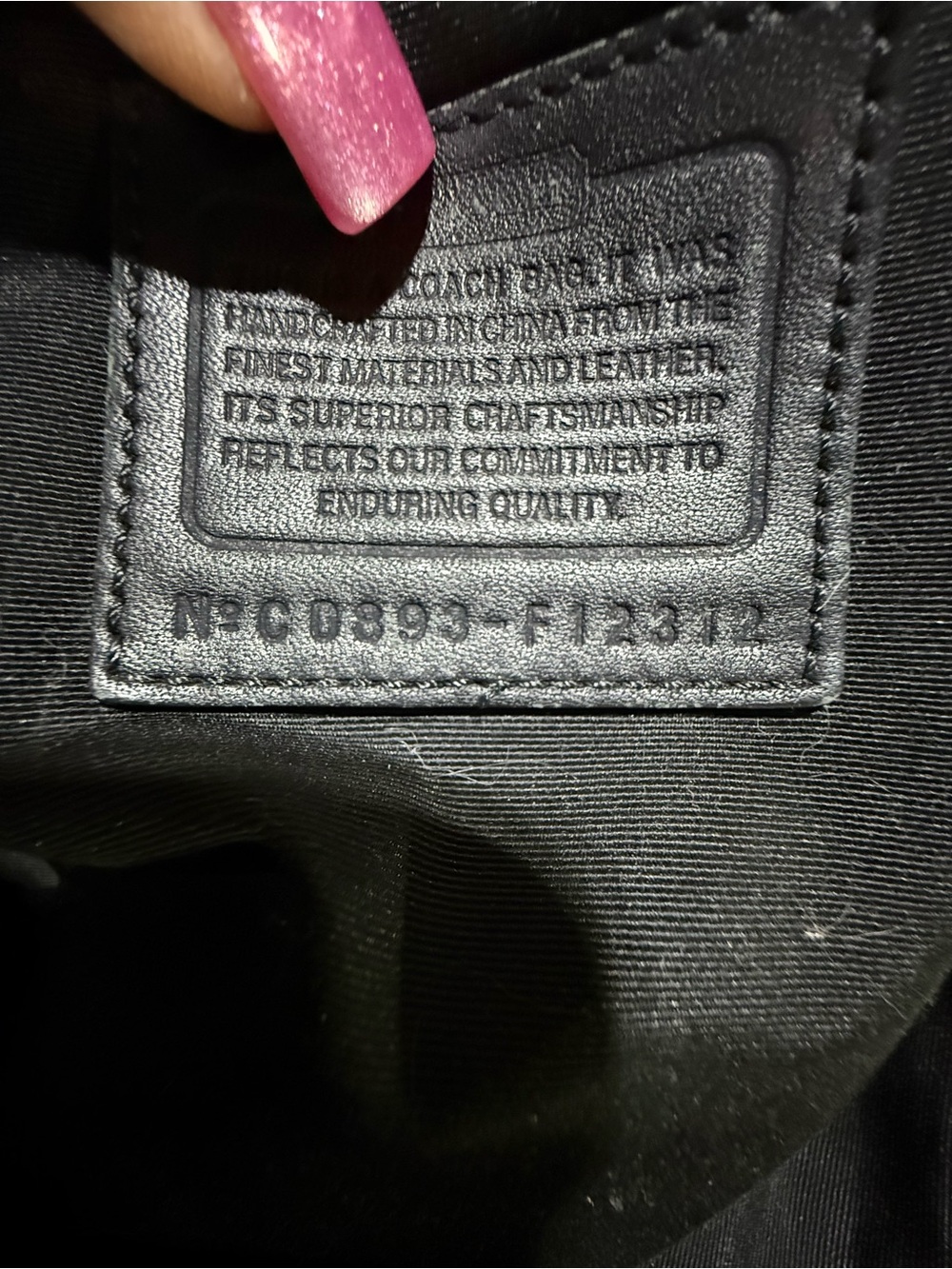 COACH Some Rehab Needed Vintage Soho Signature Jacquard Flap Satchel Black/Grey - Picture 6 of 16